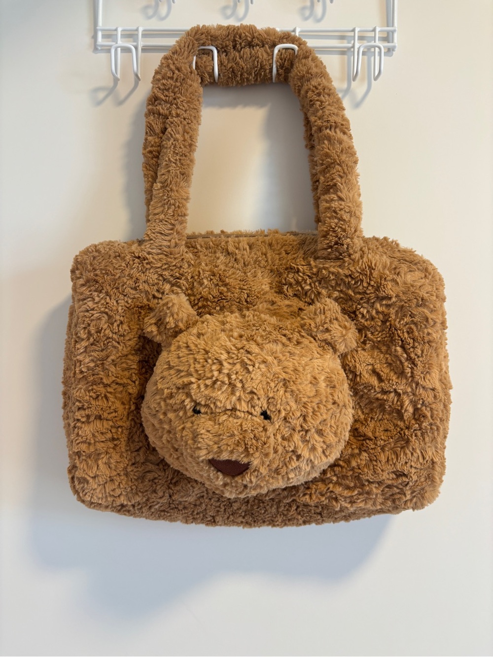 Jellycat Brown Plush Teddy Bartholomew Bear Tote Bag